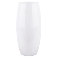 a large white vase sitting on top of a table