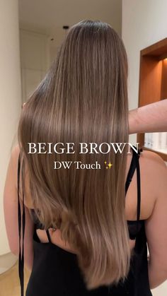 DW CREATIVE GROUP | Beige Brown 🐻🤎 DW Touch ✌🏻 Illuminating brown with fine highlights #airtouchoriginal #brownhair #beigehair #beigeblonde #hairdone… | Instagram Ash Beige Highlights On Brown Hair, Beige Blonde Brown Hair, Dark Blonde With Ash Highlights, Beige Ash Brown Hair, Cool Toned Light Brown Hair With Highlights, Light Ash Brown Hair Color Formula, No Bleach Brown Hair Color, Ash Honey Brown Hair, Ashy Honey Brown Hair