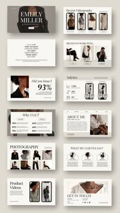 Make Up Portfolio Ideas, Portfolio Website Design Graphic Designers, Business Offer Design, Brand Media Kit, Portfolio For Designer, Ad Ideas Design, Portfolio Design Graphic Designers Ideas, Fashion Business Portfolio, Brand Story Template