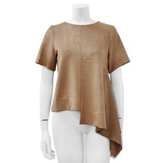 Unbalanced Length Top - Taupe
Style: Top Faux Suede with stretch. Fabric: 92% Polyester Suede Top, Suede Tops, Bear Pattern, Short Sleeve Top, Faux Suede, Color Blocking, Stretch Fabric, Short Sleeves Tops, Tunic Tops