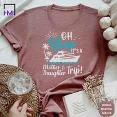 Mother Daughter Cruise Trip Shirts, Family Vacation Matching Group T-Shirts , Personalized Trip Tees, Customized Location, Girls Weekend Shirts 👉 Product Details: All Shirts are unisex and perfect for men or women. 👈 🌟 Please make sure you chose your desired style from the drop down menu and review the size chart to ensure you are ordering the best item from you. Most listings have various styles (Short Sleeve Crewneck T-Shirt, Short Sleeve V-Neck, Sweatshirts, Hoodies, Long-sleeve T-Shirt). Mother Daughter Cruise Shirts, Cruise Trip Shirts, Cruise Wardrobe, Girls Weekend Shirts, Cruise Trip, Trip Shirts, Cruise Collection, Travel Tees