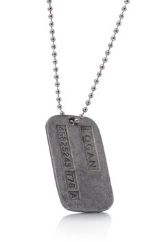 PRICES MAY VARY. Title: REINDEAR Wolverine X-men James Logan Army Military Metal Pendant Chain Dog Tag Necklace. Product Type: Departments > Men > Jewelry > Necklaces Comic Dress, Wolverine Logan, Dog Tags Military, Logan Wolverine, Personalized Dog Tags, Mens Jewelry Necklace, Cute Fit, Metal Pendant, Dog Tag