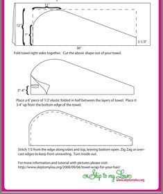 the instructions for how to make a pillow