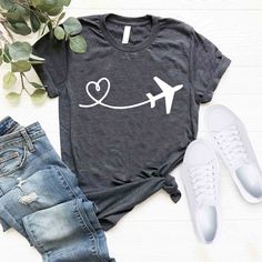 Airplane Mode Shirt,travel Shirt,cute Vacation Shirt,airplane Shirt,gift For Traveler,vacation Tees Graphic Tee With Crew Neck For Travel, Casual Graphic Print Travel Shirt, Casual Black Top For Travel, Airplane Shirt, Group Trip, Travel Apparel, Gift For Traveler, Travel Tshirt, Spanish Shirts