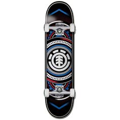 a skateboard with the letter g on it's bottom and an image of a circle