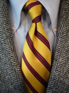 Derby Tup Regimental Tie, Tweed Coats, Tweed Run, Tweed Men, Tweed Sport Coat, Ties Mens Fashion, Men's Ties, Ivy Style