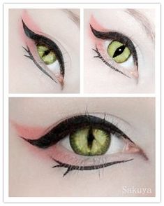 Bizarre Makeup, Outlander Cosplay, Anime Make-up, Diy Highlighter, Dragon Makeup, Dragon Cosplay, Fantasy Make-up, Eyeliner Tips, Trendy Eyeshadow