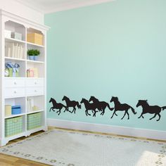 there is a wall decal with the words color outside the lines in white on it