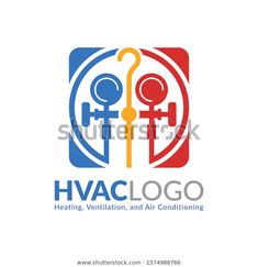 the logo for hvaclco heating, ventilation and air conditioning is an abstract design