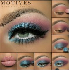 Pink Makeup Tutorial, Easy Eye Makeup Tutorial, Makeup Products Sephora, Eye Makeup Images, 80s Makeup, Makeup Looks For Green Eyes, Makeup Brushes Guide, Pink Eye Makeup, Eye Makeup Looks