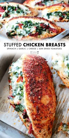 Stuffed Chicken Sheet Pan Dinner, Chicken With Spinach And Cheese, Elevated Chicken Recipes, Stuffed Chicken Cutlets, Stuffed Baked Chicken Breast Recipes, Stuffed Boneless Skinless Chicken Thigh Recipes, Stuffed Chicken Recipes Baked Easy, Stuffed Chicken Recipes Cream Cheese, Stuff Chicken Breast Recipes