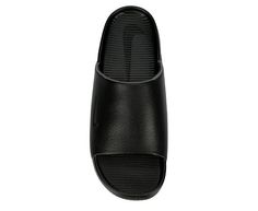 Nike Calm Men's Slide Sandal - Black/Tan Dial down your stress in the Calm men's Slide Sandal from Nike. Featuring a water-friendly, single piece upper with a contoured fit for a soothing feel, this Slide works everywhere from the streets to the pool. The foam footbed cradles your foot while the subtly textured outsole adds some traction. Made with at least 20% recycled content by weight. Move to Zero: a journey toward zero carbon & zero waste  Slip-On  Seamless  Contoured footbed Mens Slide Sandals, Rack Room Shoes, Nike Mens, The Calm, Black Tan, Zero Waste, Single Piece, Black And Tan, The Streets