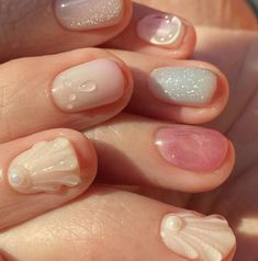 Fancy Natural Nails, Korean Jelly Nails Short, No Ordinary Girl, Pretty Gel Nails, Really Cute Nails, Minimalist Nails, Beauty Stuff