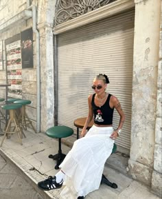 Black Mini Skirt Outfit Europe, Rome Going Out Outfit, Copenhagen Summer Style Aesthetic, White Bra Top Outfit, Chic Summer Office Outfits, Italy Backpacking Outfits, Sydney Style Fashion, Springs Outfit 2024, Barcelona Outfits Aesthetic