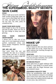 Irina Shayk Skin Care Make Up | Supermodel Beauty Secrets Glow-Up | Victoria's Secret Angel   Supermodel and Victoria's Secret Angel Irina Shayk on what her favourite skincare routine is. Celebrity make-up, skincare, hair care and beauty routine.  #irinashayk #supermodel #supermodelbeautysecrets #beautytips #beautysecrets #skincare #skincaretips #skincareproducts #glowup #sleep #sleepglowup #diyfacemask  #morningroutine #clearskin #dryskin #skintexture #skinconcerns #brown #darkbrown #brownaesthetic   Created by Sabrina. 🤎  Much love! 👜 For credit/removal DM. For reposting CREDITS. Victorias Secret Supermodels, Slavic Beauty Secrets, Victoria Secret Skin Care, Irina Shayk Victoria Secret, Model Routine, 90s Supermodels Aesthetic, Victoria Secret Model Hair, Celebrity Skin Care Routine