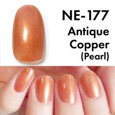 Polished Orange Brown Our specially formulated all-in-one gel nail polish that provides salon quality nails at home. Copper Nail, Gel Manicure At Home, Gel Manicures, Gel Nails At Home, Brown Copper, Damaged Nails, Copper Pearl, Manicure At Home, Nail Polish Remover