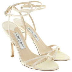 Cream Strappy Heels, Cream Colored Heels, Colour Shoes, White Strappy Heels, Cream Sandals, Cream Heels, Jimmy Choo Sandals, Dr Shoes, Shoes Heels Classy