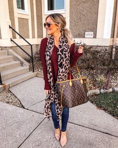 Posts from almost_readyblog | LIKEtoKNOW.it Leopard Scarf Outfit, Amanda West, Leopard Scarf, Leopard Print Scarf, Fashion Tips For Women, Winter Fashion Outfits