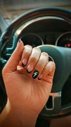 Birthday Nails Western, Country Concert Nails Almond, Duck Camo Nails, Western Style Nails Acrylic, Short Almond Western Nails, Nail Ideas Country Concert, Almond Shape Western Nails, Round Western Nails