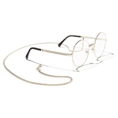 Authentic And Brand New With Original Packaging Chanel Ch2186 395 53 Silver Round Metal Eyeglasses With Chain Strap 2186 Chanel Eyeglasses, Chanel Eyewear, Chanel Glasses, Metal Eyeglasses, Chanel Store, Eyewear Shop, Fashion Chanel, Chanel Official, Chanel Official Website