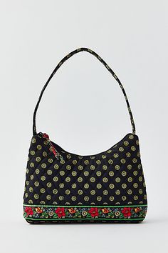 Vera Bradley Molly shoulder bag in iconic printed quilted gaberdine. A vintage Vera Bradley bag silhouette that's perfect for everyday. Part of the Urban Outfitters exclusive collection of thoughtfully designed re-editions of some our favorite Vera Bradley bags. Features Vera Bradley Molly shoulder bag Iconic Vera Bradley bag Quilted finish in vintage-style prints only at UO Soft sided Zipper closure UO exclusive Content + Care Cotton Machine wash Imported Size Dimensions: 8.5" l x 3" w x 7.25" Bag Silhouette, Urban Outfitters Bag, Men's Shoes Accessories, Vera Bradley Bag, Vera Bradley Purses, How To Finish A Quilt, Women Men Shoes, Vera Bradley Bags, The Urban