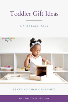 Montessori toys - gifts for toddlers that encourage open ended play and imaginations. Find handmade toys @mamamadebyelisa Toddler Gift Ideas, Toddler Birthday Gifts, Toddler Boy Gifts, Toddler Girl Gifts, Independent Play, Toddler Gift, Toddler Birthday, First Birthday Gifts, Montessori Toys