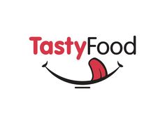 the logo for tasty food