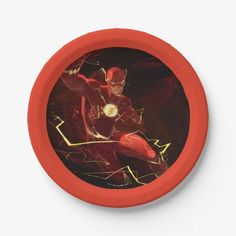 Infinite Crisis Flash Illustration Paper Plates