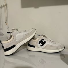 Chanel Sneakers For Women Shoes Chanel, Chanel Sneakers, Chanel White, Sneakers For Women, Box Color, Chanel Shoes, Womens Shoes Sneakers, Girls Shoes, Womens Sneakers