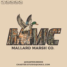 the logo for mallard marsh co