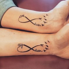 two people with matching tattoos on their arms