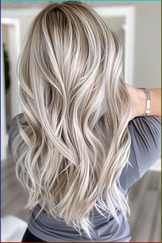 Looking for cute and easy hairstyles for medium hair? Discover 10 stunning hair ideas that are perfect for any occasion, including simple summer braids and effortless styles. These trendy and chic hairstyles are ideal for medium-long hair and will keep you looking fabulous all season long. #HairStyles #HairIdeas #CuteHairstyles #MediumHair #EasyHairstyles #SummerBraids Light Blonde With Brown Highlights, Icy Fall Blonde, Long Hair Platinum Blonde, Fall Hair For Blondes 2024, Platinum Blonde Hair With Deminsion, Highlights Brown Hair Platinum Blonde, Platinum Blonde With Dark Highlights, Smudged Root Blonde Balayage, Platinum Blonde With Lowlights And Highlights