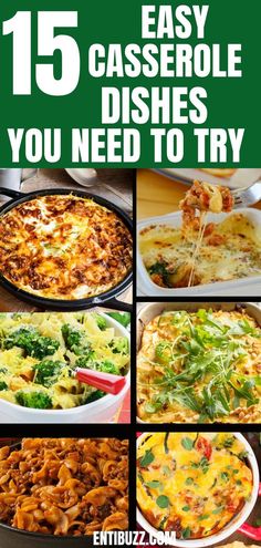 15 easy casserole dishes you need to try