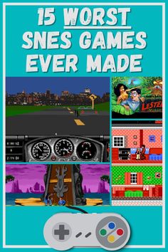 an advertisement for the nintendo game, which is featured in front of a blue background