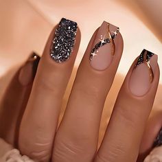 Nails Country, Charm Nails, Light Colored Nails, Colored Nail Tips, Colorful Nails, Her Nails, Nails Medium, Nail Forms, Get Nails