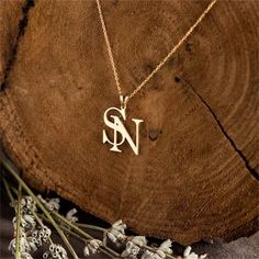 "Description:-  It will make you exciting to see your or your loved once Letters on this jewelry. Material: Stainless steel Plating: 18K Silver or Gold or Rose Gold Chain Length:- 35cm, 40cm, 45cm, 50cm, 55cm If you want Solid Rose gold, Gold or Yellow Gold, let us know we can also make that for you on request.  Great for a birthday gift, a gift for a friend, anniversary gift, or even a gift for yourself! → [How to process the order] 1. Please tell us the Two Initials in the 'Personalization Box' Above For Example- J + K and select the finish, Size, etc from the menu option. 2. Now, click on \"Pay with Paypal\" OR \"Add to basket\" . At the checkout page, you can choose to either pay with your PayPal account or you can pay with a \"credit/debit card\". 3.If you have a special request like Personalized Letter Necklace, Necklace Couple, Friend Anniversary, Personalized Gold Necklace, Couple Name, Band Necklace, Couple Necklace, A Gift For A Friend, Couple Necklaces