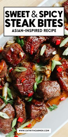 Take your taste buds on a ride with sweet and spicy steak bites that are perfectly caramelized and irresistibly tender. This quick, savory recipe is great for appetizers, meal prep, or a satisfying main dish. Save this for a flavor-packed dish everyone will love!