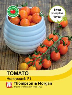 Tomato Honeycomb F1- Pack of seeds Lemongrass Plant, List Of Vegetables, Vegetable Plants, Small Tomatoes, Heirloom Vegetables, Fruit Seeds, Tomato Seeds, Yellow Colour, Herb Seeds