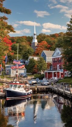 Romantic Things to Do in Camden Maine New England Coastal Town Aesthetic, Usa Vacations, House In Maine, New England Town, New England Architecture, Maine Usa