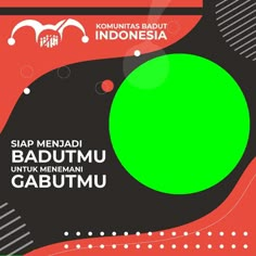 the poster for an upcoming event in indonesia