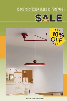 an advertisement for the summer lighting sale