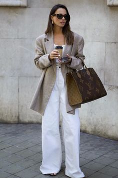 40+ Trendy Wide Leg Pants Outfit Ideas To Kick Your Style Up A Notch Wide Leg Trousers Outfit, Pants Outfit Work