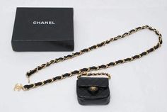 Bag With Chain, Belt Pouch, Chanel Vintage, Diamond Quilt, Flap Bag