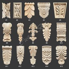 the different styles and designs of decorative molds