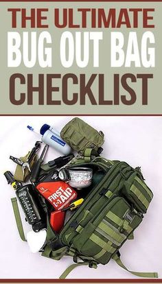 the ultimate bug out bag checklist