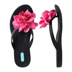 Our classic women's comfortable flip flops with a chic oversized flower accent. Flip flops with a flower are always in bloom. Soft, matte finish. Shape designed for a wide range of foot shapes. Straps that lie flat against your feet prevent chafing. Premium arch support and heel cup for stability and support. Soothing massage beads. Flexible shoe designed for all-day comfort. Shoe is 100% recyclable (plastic symbol #3) and made from a blend of used shoes, scrap material, and our own proprietary Rainbow Heels, Flip Flops For Women, Mens Slide Sandals, Comfortable Flip Flops, Flexible Shoes, Slip Resistant Shoes, Comfort Shoe, Scrap Material, Fancy Shoes