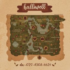 a map of the town of hallowell