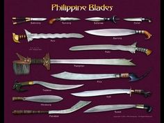 an image of different types of knifes with words on them that say wolf clan armor