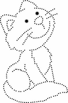 a bear is shown with dots to make it look like he's holding his paw up