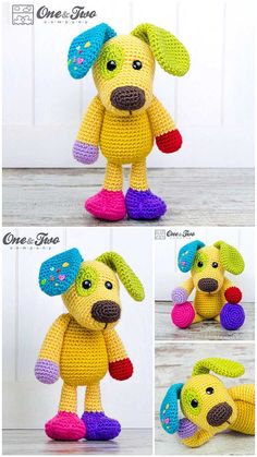 Betty the Dog Amigurumi Free Crochet PDF Pattern - Amigurumi Dog Amigurumi Free Pattern, Crochet Dachshund, Crocheted Dog, Pattern Free Amigurumi, Dog Amigurumi, Amigurumi Dog, Crochet Baby Toys